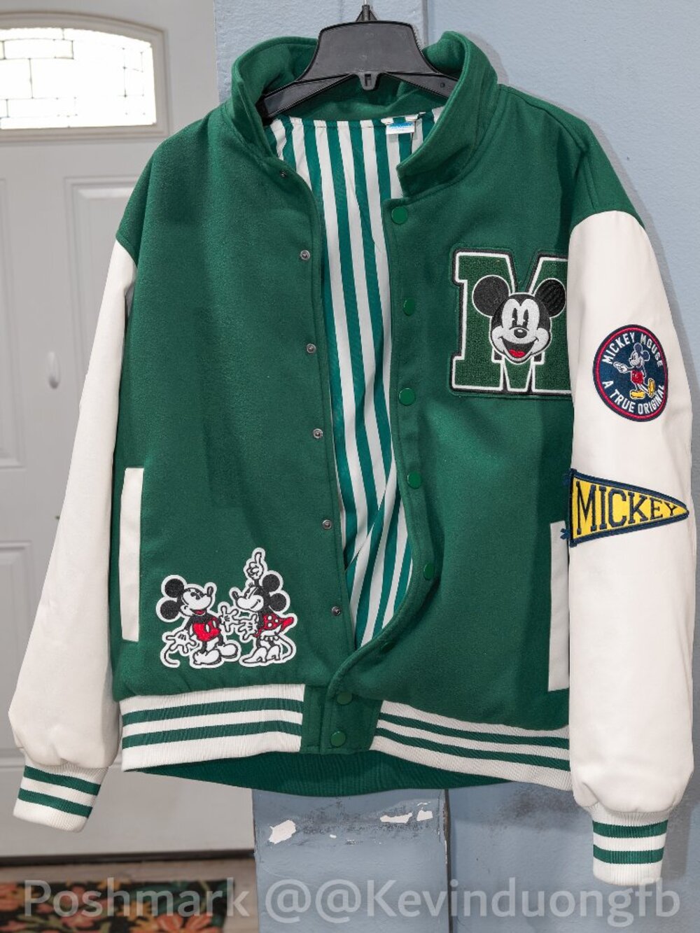Adult Unisex Varsity Jacket : Disney® Colors: Green